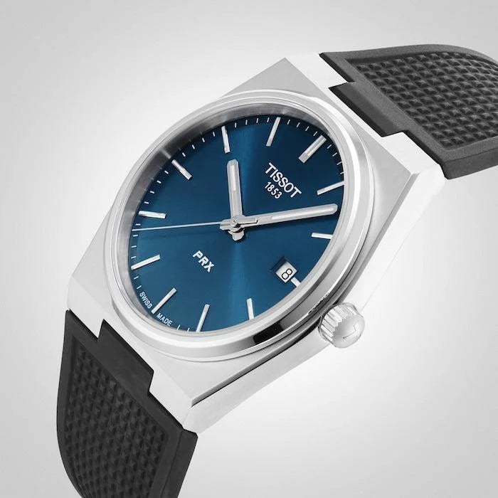 Men's Tissot Quartz Blue Dial Prx Rubber - T137.410.17.041.00